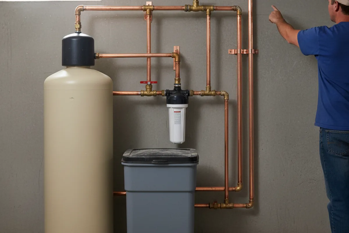 Whole-house water treatment system installed in Poulan